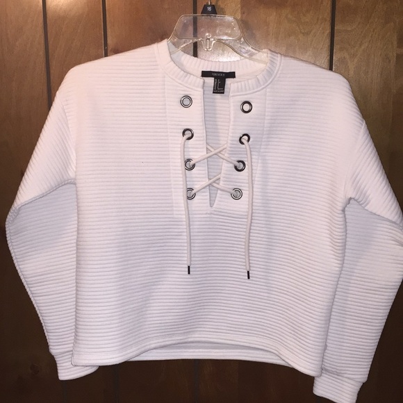 Lace neck top from forever 21 - Picture 1 of 3